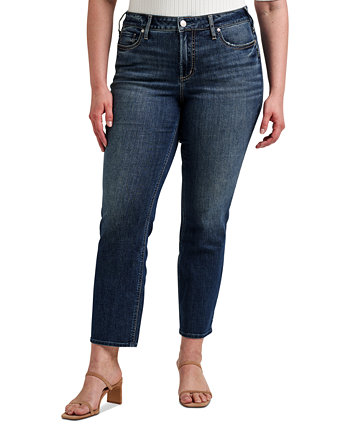 Прямые джинсы Suki с пышной посадкой размера плюс Silver Jeans Co.