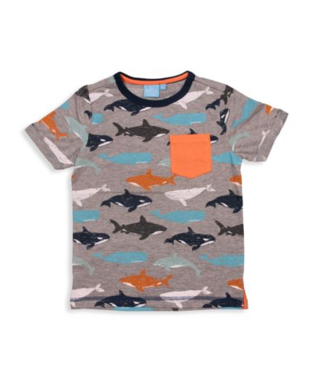 Little Boy&#8217;s Aldo Whale-Print T-Shirt BEAR CAMP