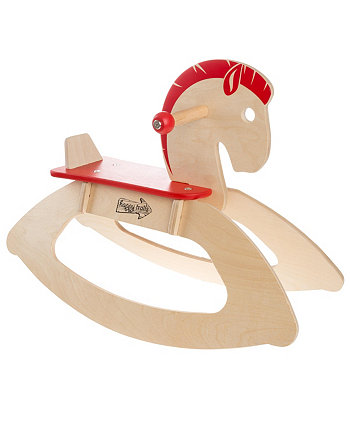 Игрушка для лошадей-качалок для детей - классический деревянный рокер Happy Trails