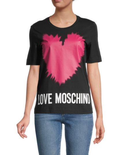 футболка с логотипом LOVE Moschino
