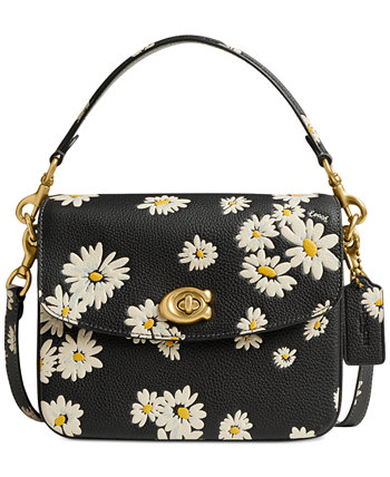 Cassie Floral Print Leather Crossbody 19 COACH