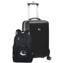 Набор чемоданов и рюкзаков Vancouver Canucks Deluxe Hardside для ручной клади и спиннера Unbranded