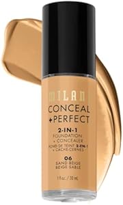 Milani Conceal + Perfect Liquid Foundation - Light Natural, 1 Fl. Oz. Milani