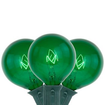 Northlight 10-Count Green G50 Globe 9-ft. Green Wire Christmas Patio Lights Northlight