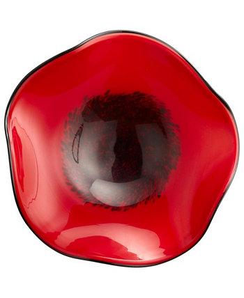 Чаша из художественного стекла - красная Cyan Design