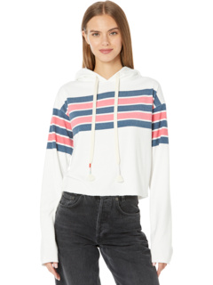 Nautical Stripes Ivy Cropped Hoodie WILDFOX