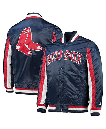 Мужская темно-синяя куртка Boston Red Sox The Ace Satin Full-Snap Starter