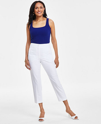 Women's High Rise Tapered Cropped Pants, Created for Macy's I.N.C. International Concepts