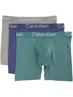 Ультрамягкие современные модальные трусы-боксеры из трех пар Calvin Klein