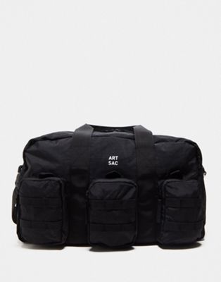 Черная дорожная сумка с тремя карманами ARTSAC harring Artsac