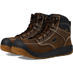 Ботинки Keen Utility Fort Wayne 6" WP Soft Toe с водонепроницаемой кожей и амортизированной подошвой Keen Utility