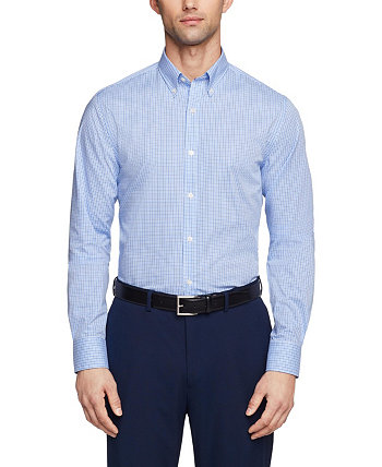 Мужская классическая рубашка из эластичного твила TH Flex стандартного кроя, устойчивая к морщинам Tommy Hilfiger