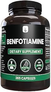 PURE ORIGINAL INGREDIENTS Benfotiamine (365 Capsules) No Magnesium Or Rice Fillers, Always Pure, Lab Verified Pure Original Ingredients