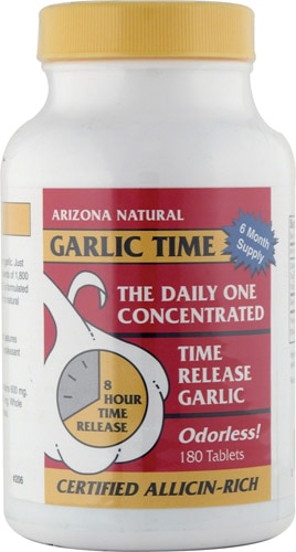 Arizona Natural Products Garlic Time — 180 таблеток Arizona Natural
