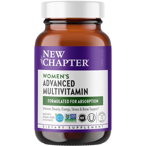 New Chapter Women's Advanced Multi - 72 вегетарианские таблетки New Chapter