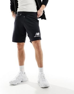  Черные спортивные шорты с логотипом New Balance для мужчин New Balance
