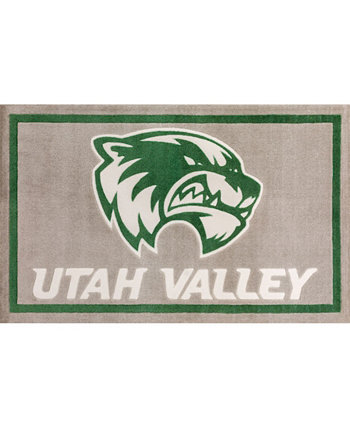 Серый коврик Utah Valley Coluv размером 1 фут 8 x 2 фута 6 дюймов Luxury Sports Rugs