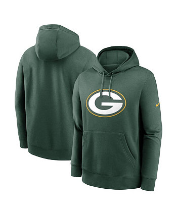 Men's Green Green Bay Packers Club Logo Pullover Hoodie Nike