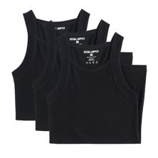 Мужские футболки Equipo в твердой рубчатой ткани, 3 пары Equipo
