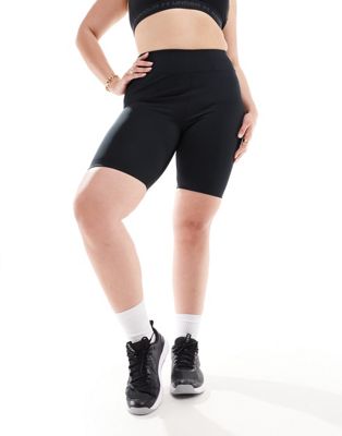 ASOS 4505 Curve Icon 8 inch legging shorts with booty sculpt detail in performance fabric in black ASOS 4505