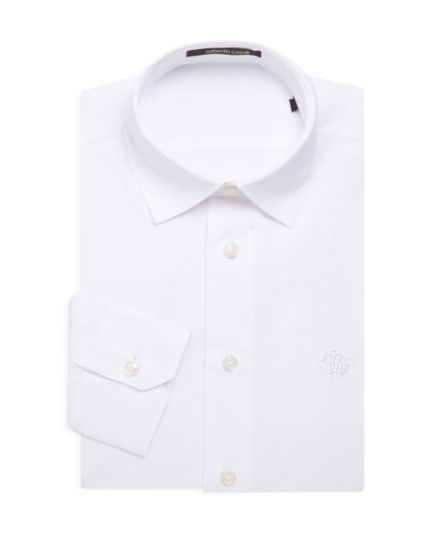 Приталенная классическая рубашка Roberto Cavalli