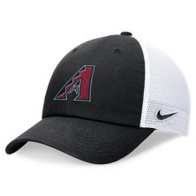 Men's Nike Black Arizona Diamondbacks Evergreen Club Trucker Adjustable Hat Nitro USA