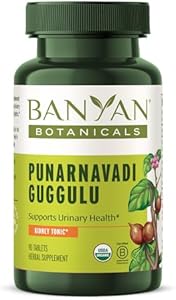 Banyan Botanicals Organic Punarnavadi Guggulu Tablets – Organic Joint Supplement – Supports Healthy Function of The Kidneys and Urinary System* – 90 Tablets – Non-GMO Sustainably Sourced Vegan* Banyan Botanicals