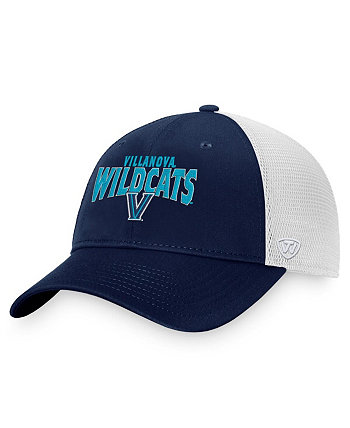 Мужская темно-синяя бейсболка белого цвета Villanova Wildcats Breakout Trucker Snapback Top of the World