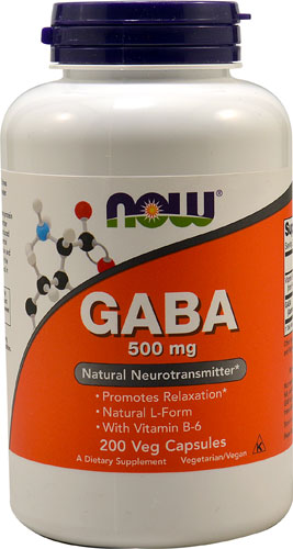GABA - 500 мг - 200 растительных капсул - NOW Foods NOW Foods