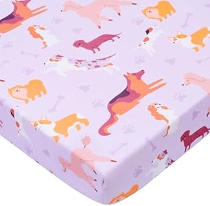 UOMNY Halloween Pumpkin Crib Sheet for Boys Girls Halloween Fitted Crib Sheets for Standard Crib 52 X 28 Inch Toddler Crib Mattresses Sheet UOMNY