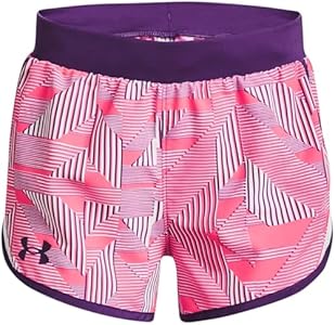 Under Armour Girls' Fly by Printed Shorts Under Armour