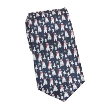 Шелковый галстук Holiday Polar Bear Carson Dellosa