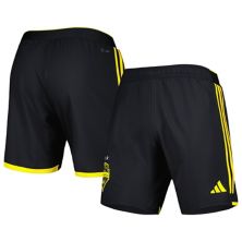 Мужские шорты adidas Black Seattle Sounders FC 2023 AEROREADY Authentic Shorts Adidas