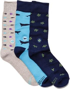 Protect Ocean Animals Socks Gift Box - 3 Pairs Conscious Step