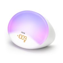 Прикроватный терапевтический аппарат для сна iHome iZBT3W Sunrise с динамиком Bluetooth, пробуждение при восходе солнца и зарядка через USB IHome