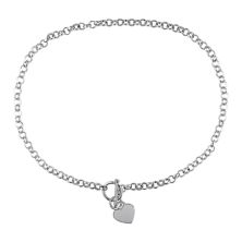 Серебряное ожерелье Stella Grace с подвеской в форме сердца Stella Grace