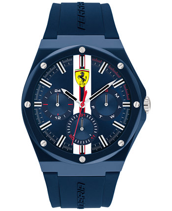 Мужские часы Aspire с синим силиконовым ремешком, 44 мм Ferrari