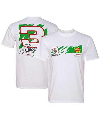 Мужская белая футболка Dale Earnhardt Jr. Lifestyle JR Motorsports Official Team Apparel