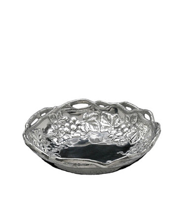 Алюминиевая чаша для макарон с виноградом Designs Arthur Court