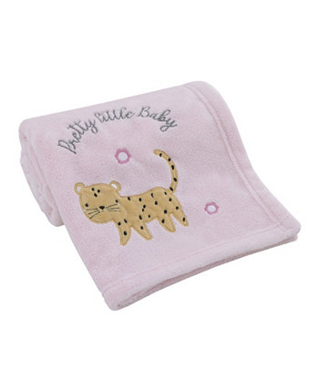 Сладкие друзья джунглей с аппликацией гепарда Pretty Little Baby Супер мягкое детское одеяло NoJo