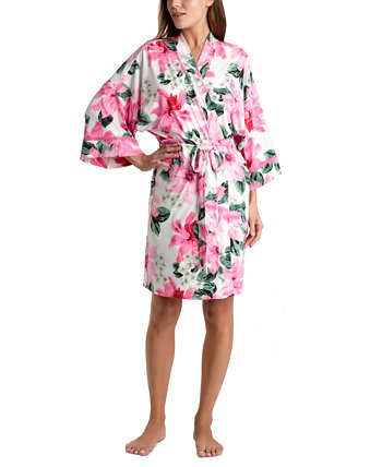 Женский халат с запахом и цветочным принтом Zandra Linea Donatella