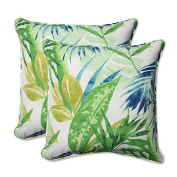 Синяя / зеленая декоративная подушка Soleil 18,5 ", набор из 2 шт. Pillow Perfect