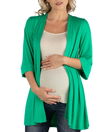 Кардиган для беременных с открытыми передними рукавами до локтя 24seven Comfort Apparel