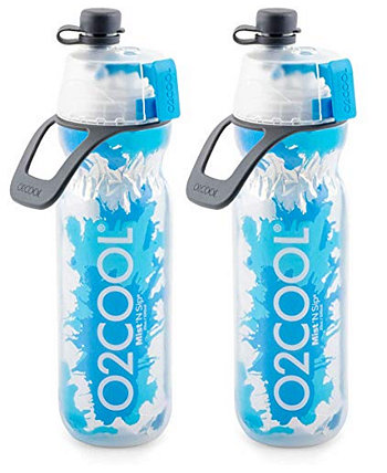 Бутылка для воды Mist and Sip для питья и распыления, 2 шт. O2COOL