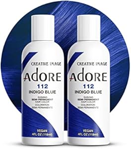 Adore Semi Permanent Hair Color - Vegan and Cruelty-Free Clear Hair Dye - 4 Fl Oz - 010 Crystal Clear (Pack of 1) Adore