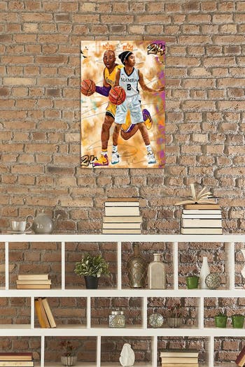 Kobe X Gigi от Crixtover Edwin Canvas Wall Art — 18 x 26 дюймов ICanvas