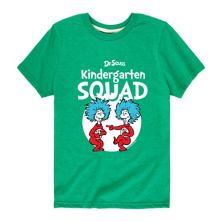 Футболка Dr. Seuss Kindergarten Squad для мальчиков 8–20 лет с рисунком Dr. Seuss