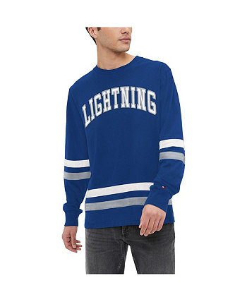 Мужская синяя футболка с длинным рукавом Tampa Bay Lightning Nolan Tommy Hilfiger