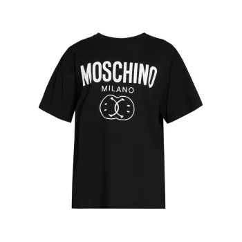 Фантазийная футболка с круглым вырезом Moschino