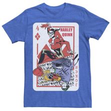 Мужская футболка с игральными картами Harley Quinn с джокером DC Comics DC Comics